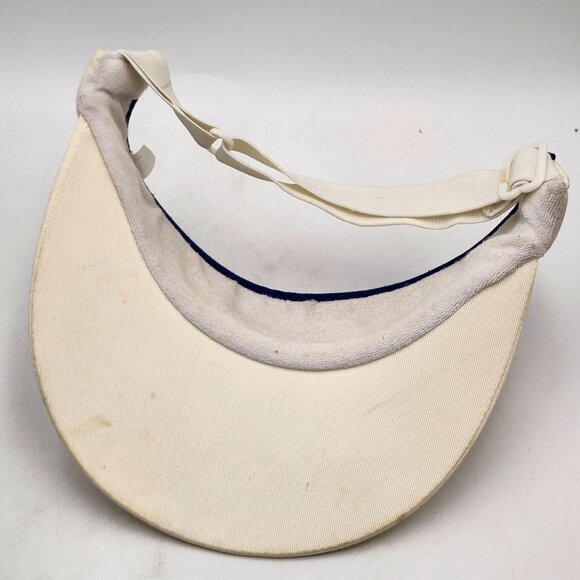 Vintage Great America Skyhawk Theme Park Visor Hat Beige Marriots Paramounts - Picture 8 of 8